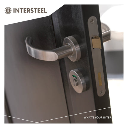 Intersteel Rozet toilet - /badkamersluiting rond verdekt rvs geborsteld 8 mm - Doika - Rozetten - Intersteel - 8714186039885 - 35,341,060