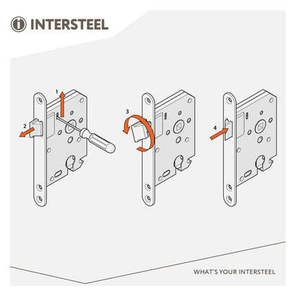 Intersteel Woningbouw cilinder dag - en nachtslot 55 mm rvs geborsteld - Doika - Woningbouwsloten - Intersteel - 8714186427354 - 94,954,229