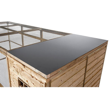 Kippenhok Luuk 448 x 179 x 183 cm - Geïmpregneerd hout - Doika - Kippenhok - Glorenza - 8720094051246 - 8720094051246