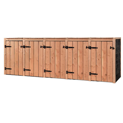 Kliko Ombouw Lara 5x240 liter 339x87.5x119cm Douglas Hout - Doika - Ombouw Kliko - Volente - 8720094052502 - 8720094052502