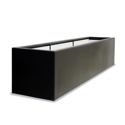 Polyester plantenbak 200x60x60 cm - Zwartgrijs - Doika - Plantenbak - Doika - DOIKA - BP - 38