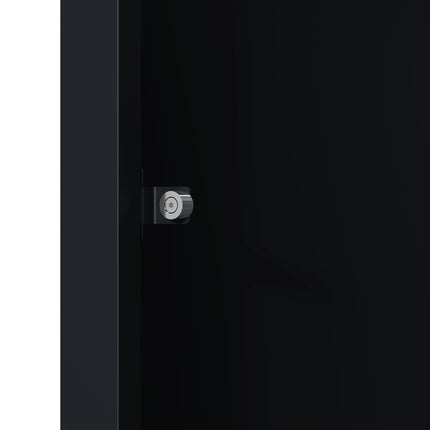 Practo Garden Containerberging Enkel Mat Zwart/eiken