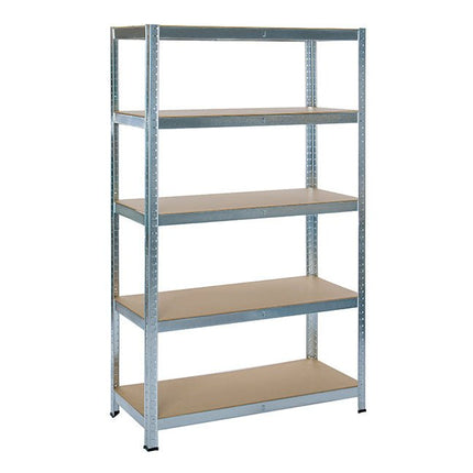 Practo Metalen Rek Heavy Duty 180x120x45 cm – 5 legborden – Grijs - Doika - Opbergrekken - Practo Home -  - M18012045.5