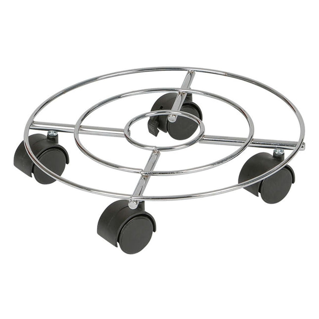 Practo Plantenroller 071 30 x 30 cm - Chroom - Doika - Plantenroller - Practo Garden -  - R071