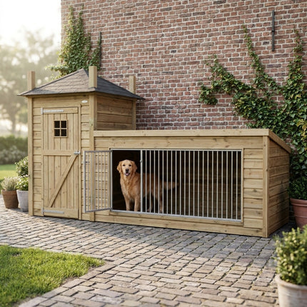 Voldux Hondenhok Lize 392 x 150 x 235 cm