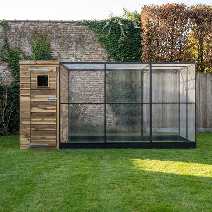 Voldux Volière R10 links 391 x 200 x 190 cm