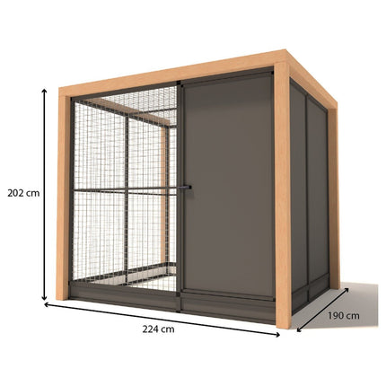 Ren Alfred 224 x 190 x 202 - Aluminium Sluis - Doika - Ren - Glorenza - 8720094050881 - 8720094050881