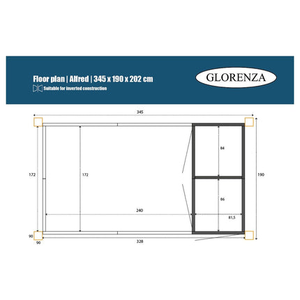 Ren Alfred 345 x 190 x 202 - Aluminium Sluis - Doika - Ren - Glorenza - 8720094050904 - 8720094050904