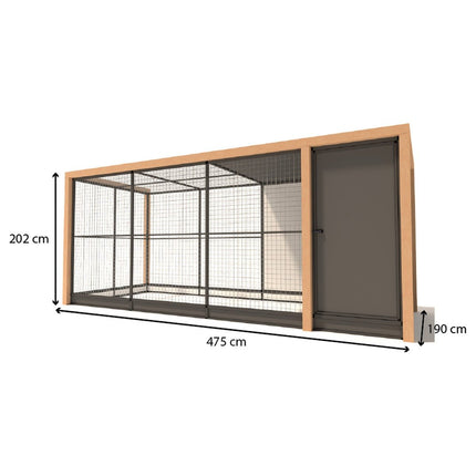 Ren Alfred 475 x 190 x 202 - Aluminium Sluis - Doika - Ren - Glorenza - 8720094050928 - 8720094050928