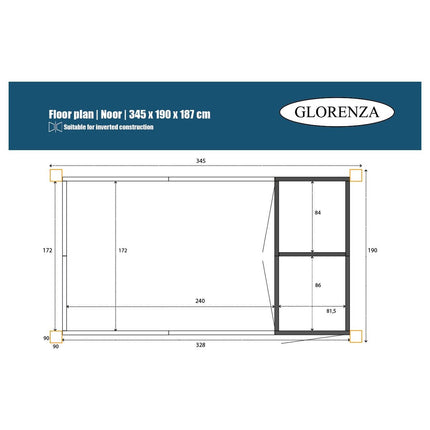 Ren Noor 345 x 190 x 202 - Aluminium Sluis - Doika - Ren - Glorenza - 8720094050966 - 8720094050966