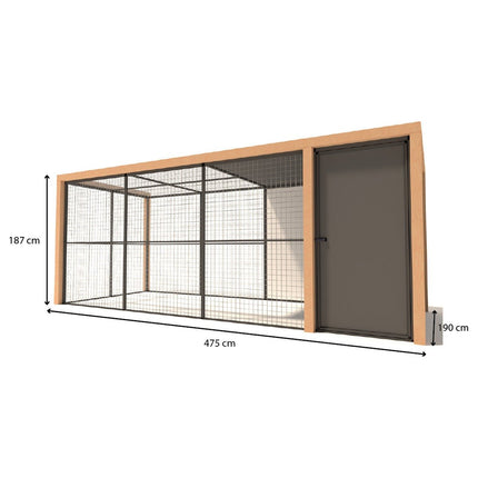 Ren Noor 475 x 190 x 202 - Aluminium Sluis - Doika - Ren - Glorenza - 8720094050980 - 8720094050980