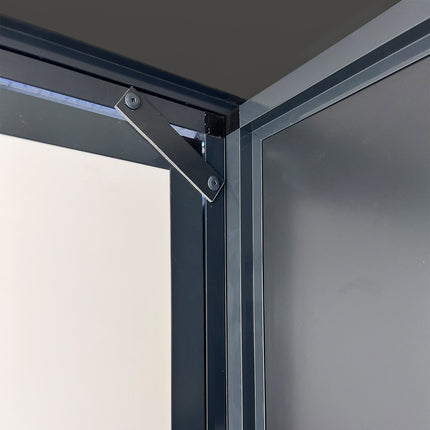 Ren Noor 475 x 190 x 202 - Aluminium Sluis