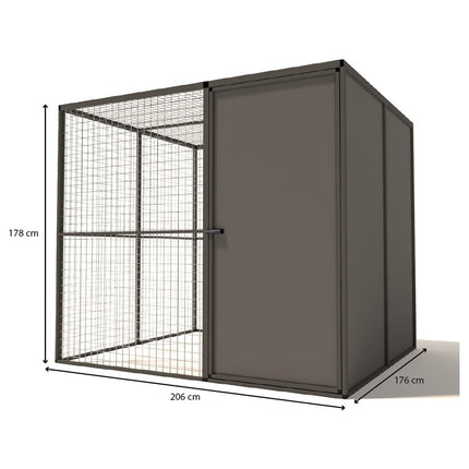 Ren Yana 206 x 176 x 178 - Aluminium Sluis - Doika - Ren - Glorenza - 8720094050324 - 8720094050324