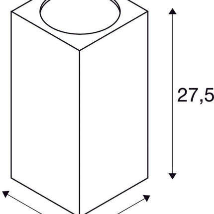 SLV Buitenlamp BIG THEO FLOOD UP/DOWN IP44 Antraciet - Doika - Buitenverlichting - SLV - 4024163175715 - 234505