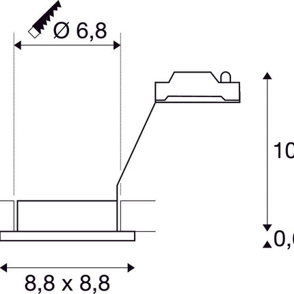 SLV Buitenlamp DOLIX OUT IP65 Wit - Doika - Buitenverlichting - SLV - 4024163194860 - 1001169