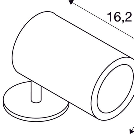 SLV Buitenlamp HELIA SPOT L IP66 Antraciet - Doika - Buitenverlichting - SLV - 4024163172905 - 228555