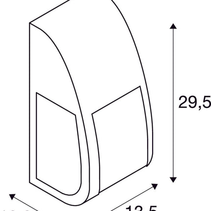 SLV Buitenlamp KERAS ELT IP54 Antraciet - Doika - Buitenverlichting - SLV - 4024163114080 - 227176