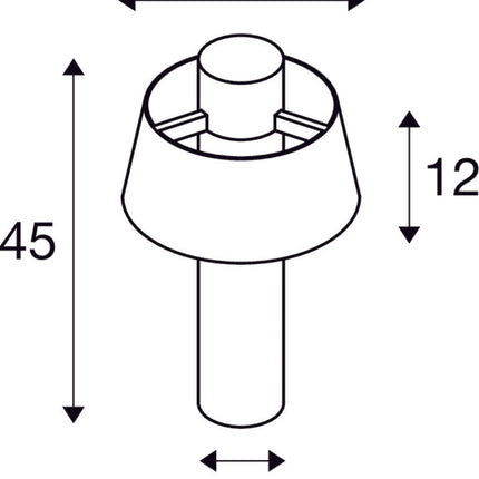 SLV Buitenlamp PHOTONI 45 IP65 Roest - Doika - Buitenverlichting - SLV - 4024163280983 - 1007583