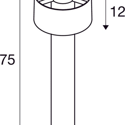 SLV Buitenlamp PHOTONI IP65 Roest - Doika - Buitenverlichting - SLV - 4024163295321 - 1008194