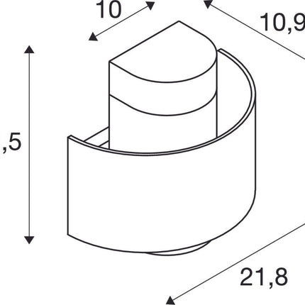 SLV Buitenlamp PHOTONI IP65 Roest - Doika - Buitenverlichting - SLV - 4024163295284 - 1008198