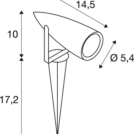 SLV Buitenlamp SYNA IP55 Antraciet - Doika - Buitenverlichting - SLV - 4024163163767 - 227505