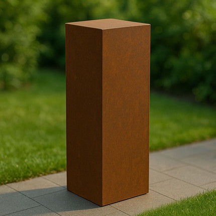 Sokkel Cortenstaal 40x40x100 cm 31kg - Doika - Sokkels - Geroba -  - SOKC5