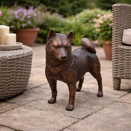 Tuinbeeld Shiba Inu 40x15x43 cm