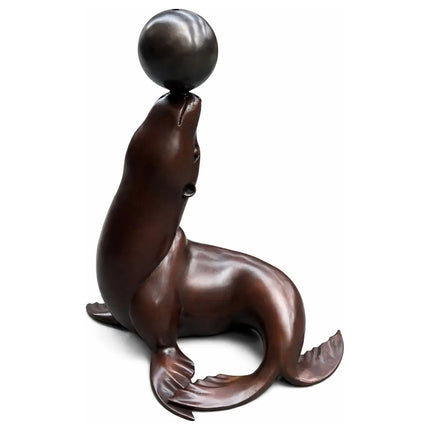 Tuinbeeld Zeeleeuw Met Bal 40x22x40 cm