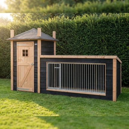 Voldux Hondenhok Siem 392 x 150 x 235 cm - Doika - Hondenhok - Voldux - 8720569162255 - 8720569162255