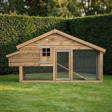 Voldux Konijnenkooi Romy links 300 x 90 x 160 cm - Doika - Konijnenkooi - Voldux - 8720094050232 - 8720094050232