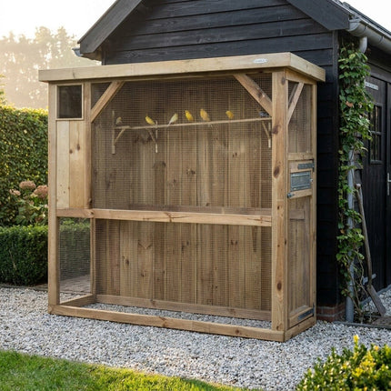 Voldux Volière R1 links 215 x 70 x 185 cm - Doika - Volière - Voldux - 8720094050010 - 8720094050010