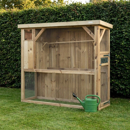 Voldux Volière R1 links 215 x 70 x 185 cm - Doika - Volière - Voldux - 8720094050010 - 8720094050010