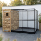 Voldux Volière R9 links 285 x 200 x 190 cm - Doika - Volière - Voldux - 8720094050096 - 8720094050096