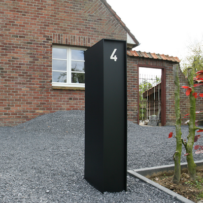 eSafe Black Parcel Letterbox Fenix Top Medium