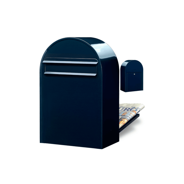 Bobi Classic B RAL 5004 zwartblauw - LetterBox - Brievenbus - Bobi - 6417237006288 - 01.01.09.11 zwartblauw RAL5004