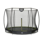 EXIT Silhouette inground trampoline ø244cm met veiligheidsnet - zwart - Doika BV - Trampoline - EXIT Toys - 8717703020380 - 12.95.08.00