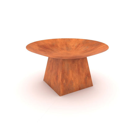 Geroba Reposa Vuurschaalhouder Cortenstaal 65 x 65 x 54,5 cm (LxBxH) - Doika BV - Vuurschaalhouder - Geroba - Repos3