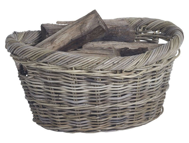 Mand rotan ovaal - Doika BV - Haardaccessoires - Practo Home - W102