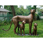 Thermobrass Cheetah familie 109x69x163cm (HxBxL) - Doika BV - Bronzen beeld - Thermobrass - 5410807011287 - B1128